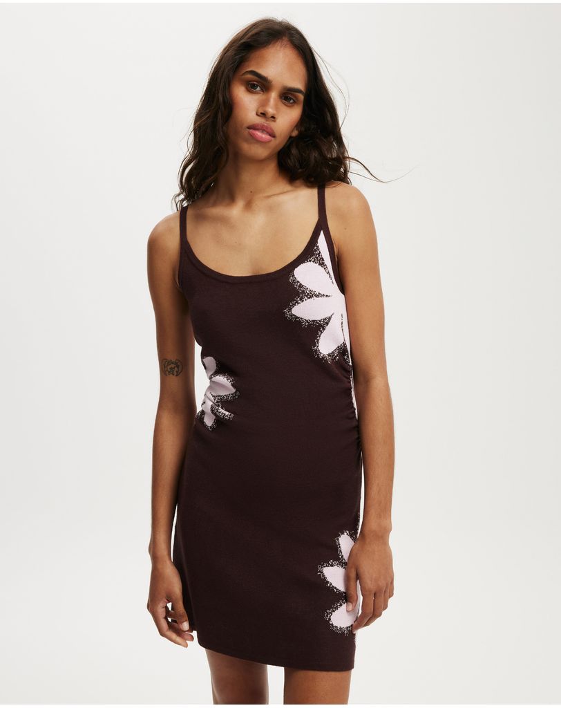 Strappy Knit Mini Dress by Cotton On Online | THE ICONIC | Australia