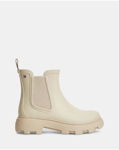 Tommy Hilfiger - Kassandra Rubber Flag Cleated Rainboots - Women's