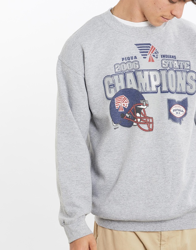 Vintage by The Real Deal - Pre Loved - Vintage Piqua Indians Football Sweatshirt