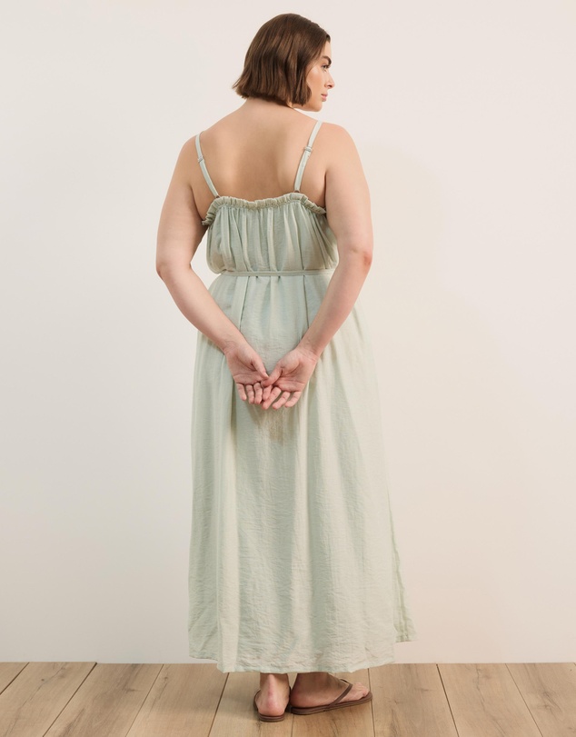 Atmos&Here Curvy - Brooks Linen Blend Maxi Dress