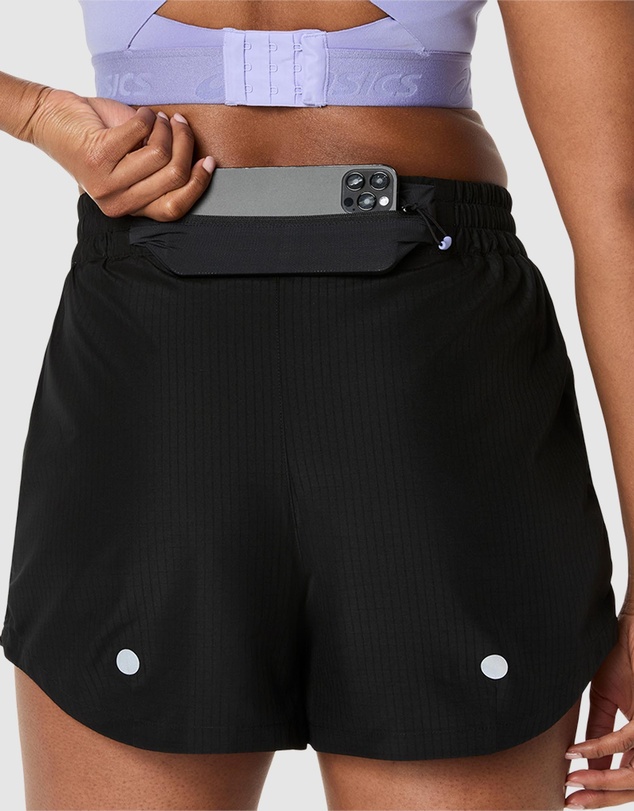 ASICS - Nagino Run Adjustable 4 Inch Short - Women's