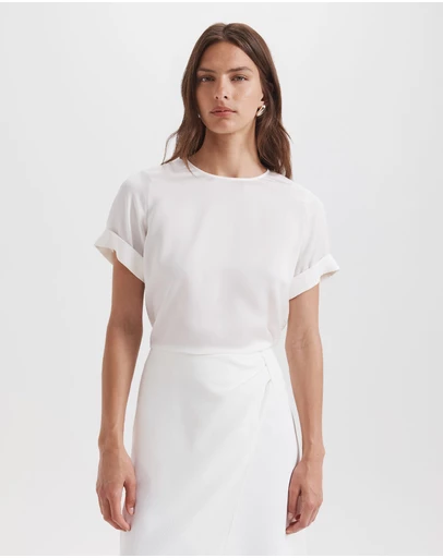 SABA - Sadie Silk Short Sleeve Tee