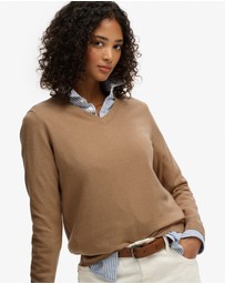 Superdry - Classic V Neck Slim Fit Jumper