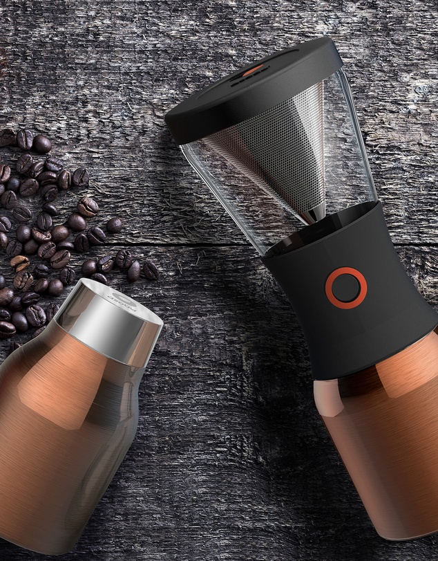 Asobu - Asobu Cold Brew Coffee Maker 2 Go, Copper 1.1L