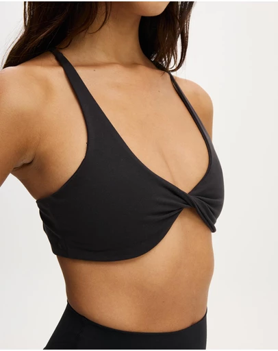 Cotton On Body Active - Ultra Soft Twist Front Crop