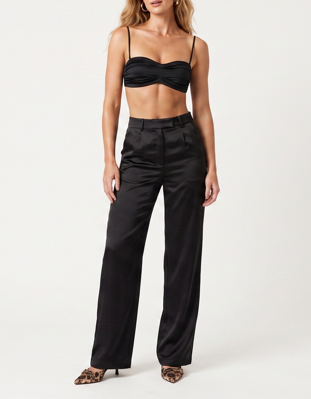 Lydan The Label - Pleated Bralette Top