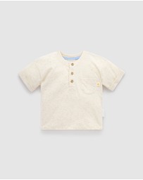 Purebaby - Henley Tee -Kids-Babies