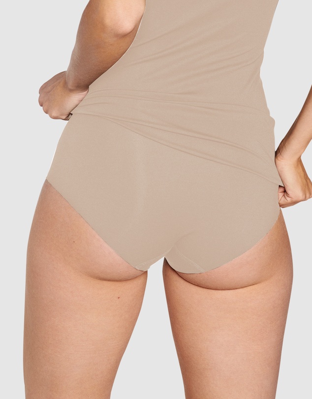 Naturana - Cotton & Modal Seamless High Waist Brief