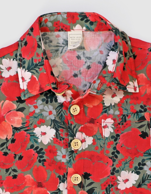 WITH LOVE FOR KIDS - Hawaiian Shirt - Kids