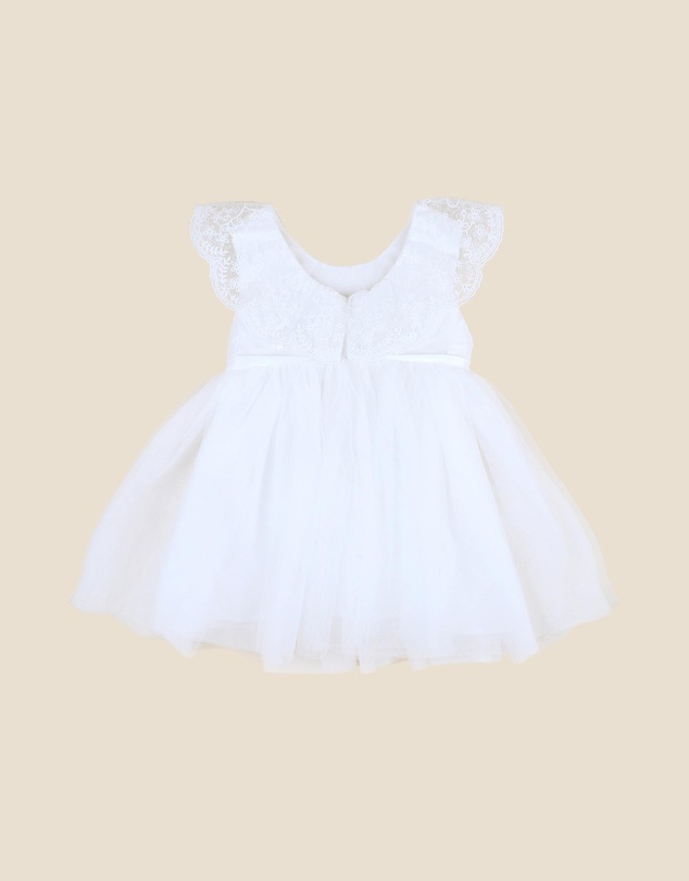 Bebe by Minihaha - Lace and Tulle Frill Dress With Bloomers - Babies