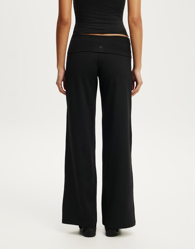 Cotton On Body Active - Ultra Soft Roll Over Wide Leg Pant