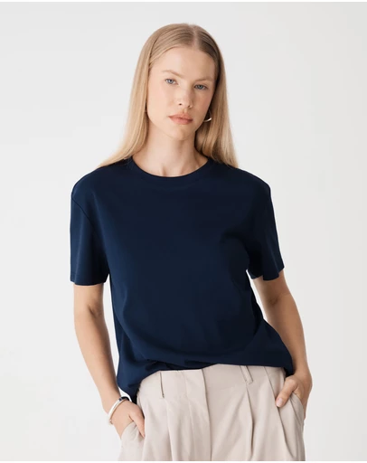 Forcast - May Relaxed Cotton T-shirt