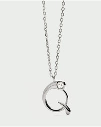 PDPAOLA - Initial 2026 Q Silver Pendant Necklace