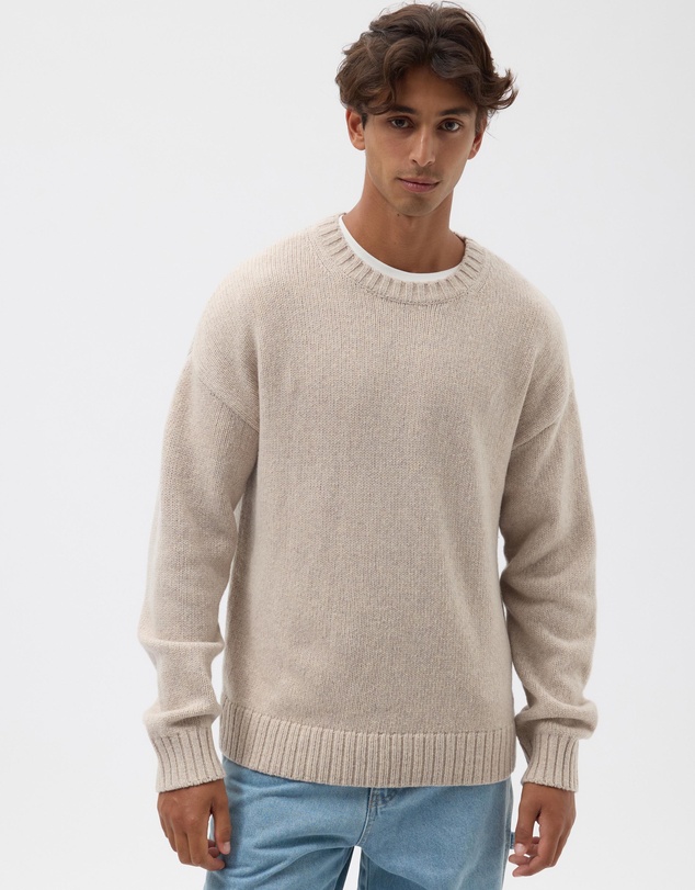 AERE - Merino Wool Chunky Crew Neck Sweater