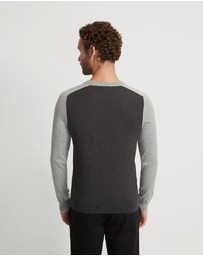 Oxford - Finn Crew Neck Cashmere Blend Top