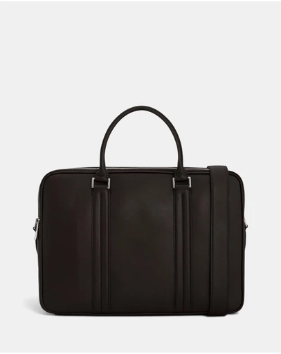 Oroton - Nicholas Double Zip Briefcase Smooth
