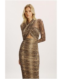 Bardot - Aliyah Printed Midi Dress