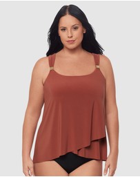 Miraclesuit Swimwear  - Razzle Dazzle Underwired Plus Size Tankini Top