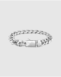 Philipp Plein - Plein Icon Chain Silver-Tone Bracelet