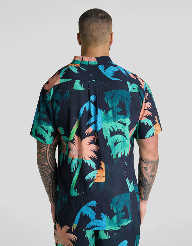 Johnny Bigg - Mosaic Palm Print Shirt