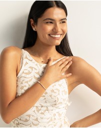 Mestige - Lola Tennis Bracelet - 18K Gold Plated