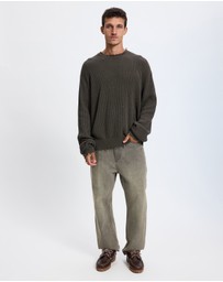 Thrills - Rose Brigade Box Fit Crew Cropped Knit