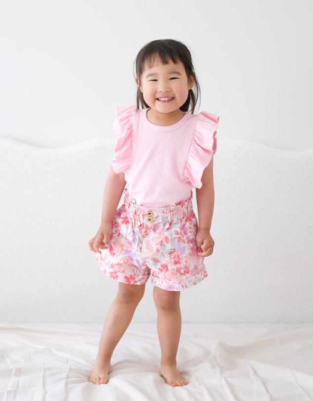 WITH LOVE FOR KIDS - Paperbag Denim Shorts - Babies - Kids
