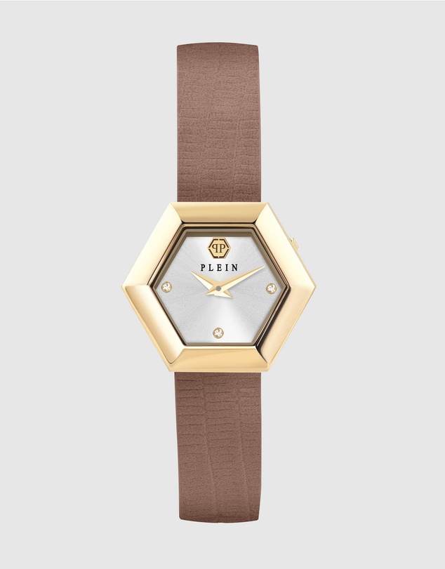 Philipp Plein - LA JUNGLE DE PLEIN 28mm Gold-Tone Analogue