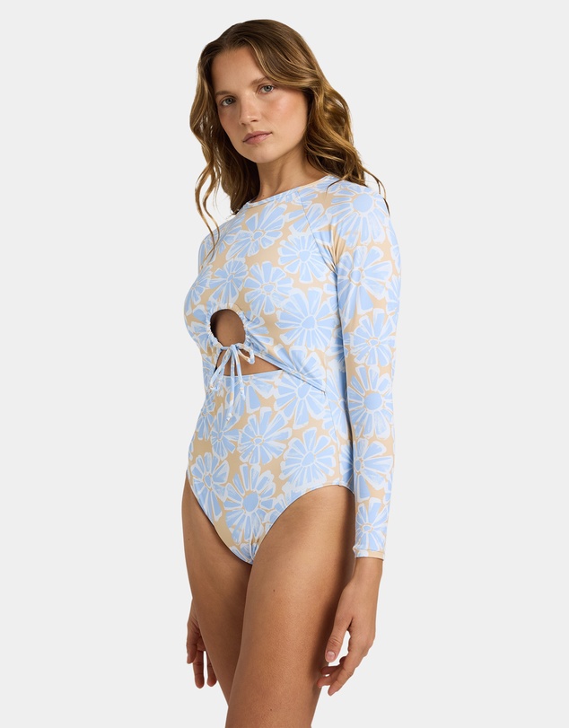 Roxy - Womens Daisy Haze Long Sleeve One Piece Swimsuit