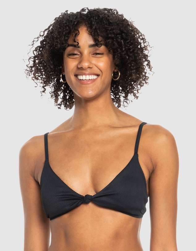 Roxy - Womens Rib Roxy Love The Surf Knot Bikini Top