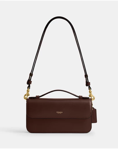 Coach - Refined Calf Leather Elora Top Handle Crossbody Bag
