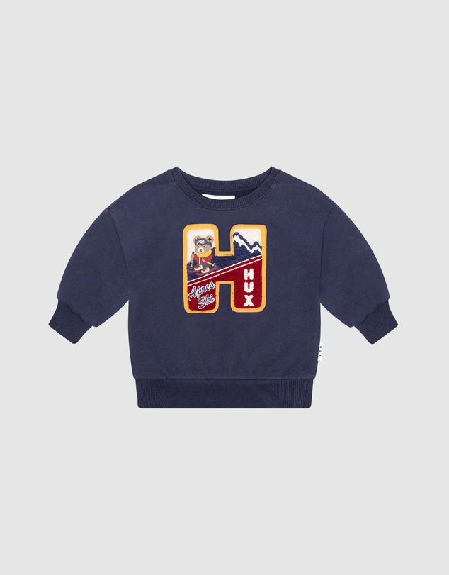 Huxbaby - Apres Ski Emblem Sweat - ICONIC EXCLUSIVE - Babies-Kids