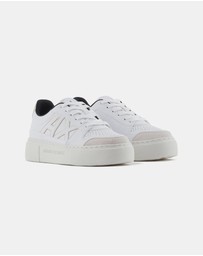 Armani Exchange - Kurt Low Cut Suede Sneakers