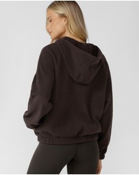 Lorna Jane - Nova Polar Fleece Quarter Zip Hoodie