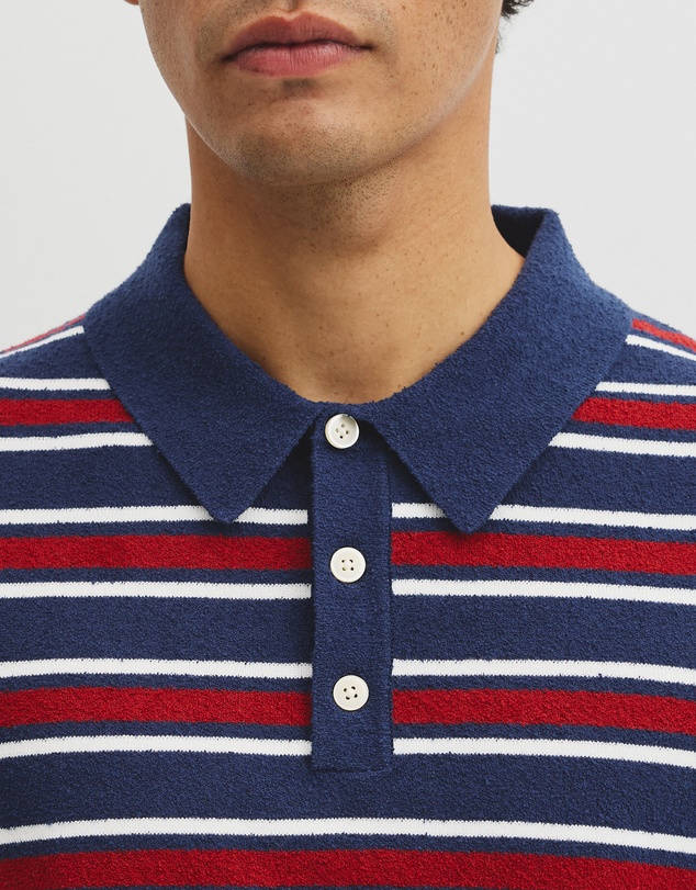 Country Road - Boucle Stripe Knit Polo