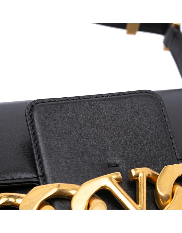 Pre-Loved by Azura Reborn - Pre-Loved Medium Leather Vlogo Chain Shoulder Bag