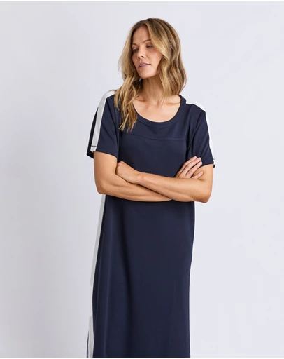 Foxwood - Chicago Dress Navy/White