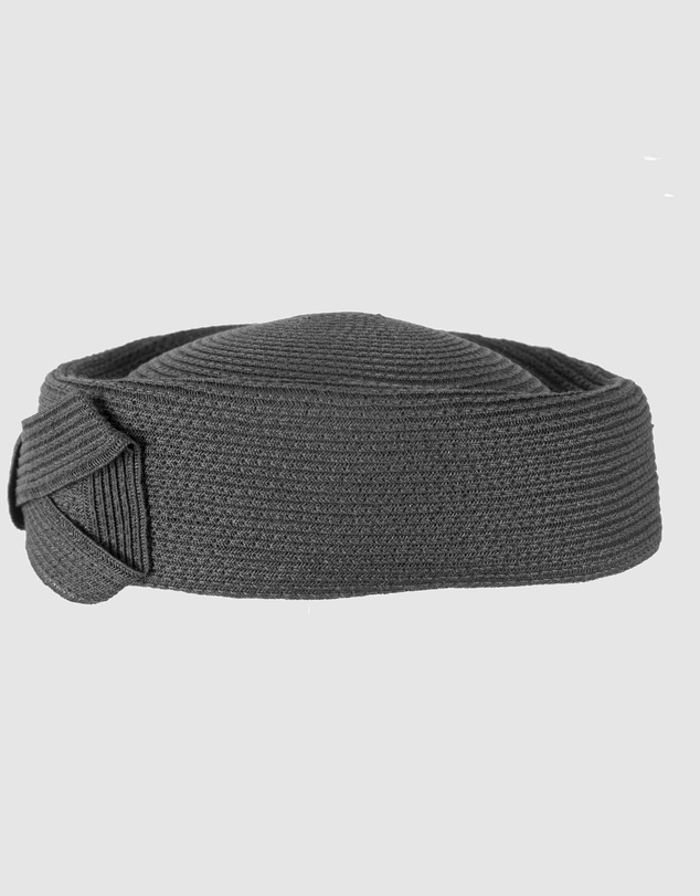 Max Alexander - Black Braid Pillbox Hat
