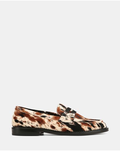 Cowhide Print On Leather
