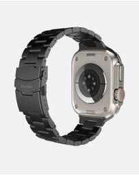 Friendie - Stainless Steel Link Bracelet Band (Ultra Style) - Sydney Ultra - Apple Watch Compatible