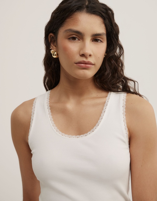 Witchery - Lace Trim Tank