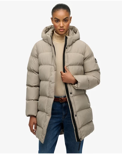 Superdry - Hooded Sports Puffer Mid Jacket