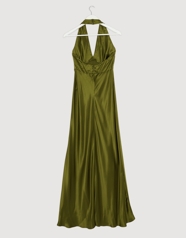 Revibe - Repaired Reformation Daniela Silk Dress - AU 8