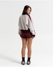 HyperLuxe The Label - Knit Track Jacket