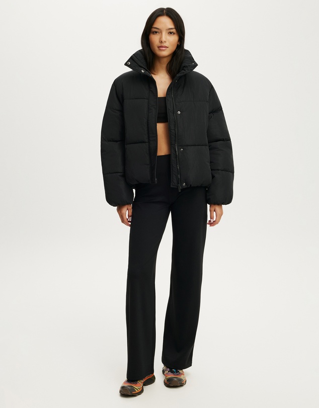 Cotton On Body Active - The Mother Puffer Funnel Neck Jacket