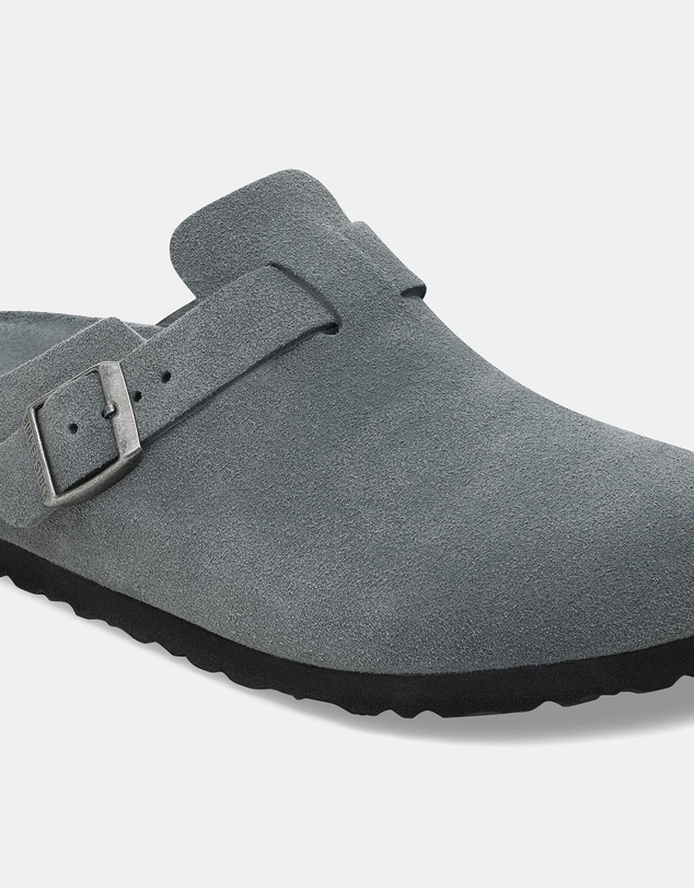 Birkenstock - Boston SFB Tonal Footbed Suede Leather Narrow - Unisex