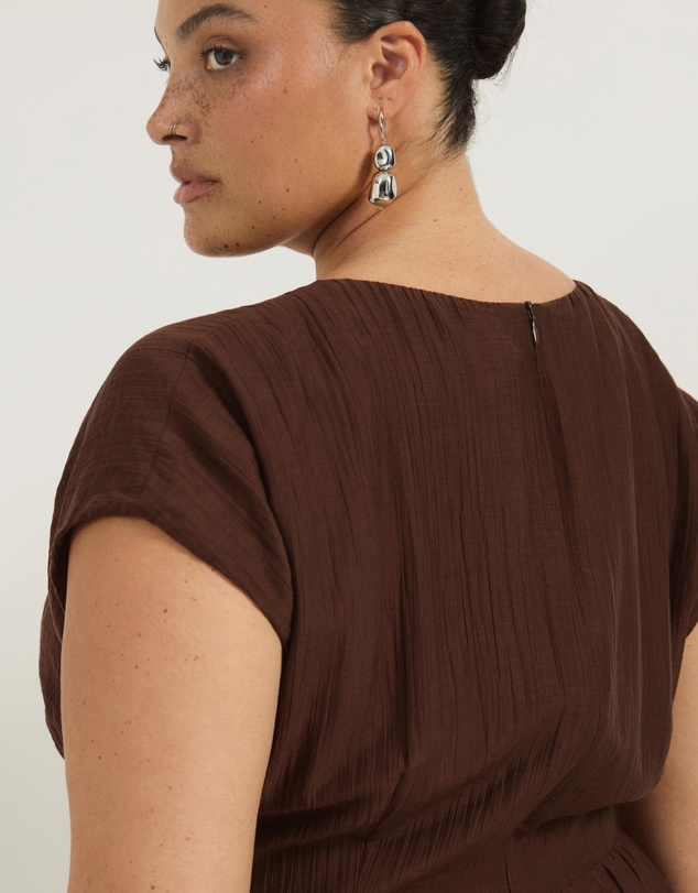 Atmos&Here Curvy - Carys Tie Front Dress