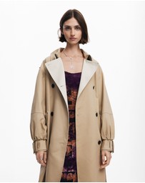 Desigual - Combined trench coat