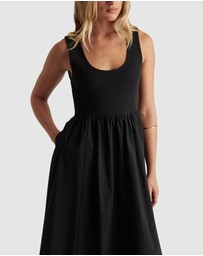 Decjuba - Lucie Spliced Midi Dress