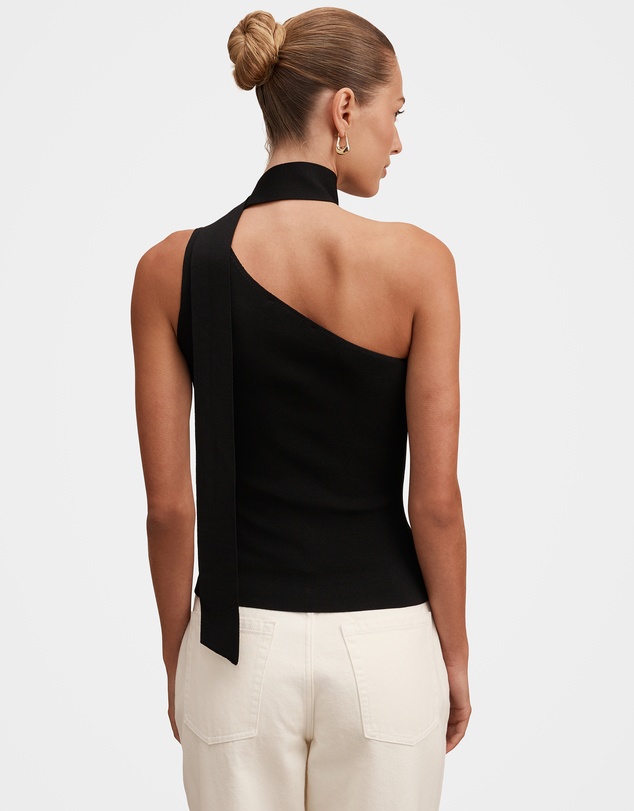 Forever New - Isla Scarf Knitted Top
